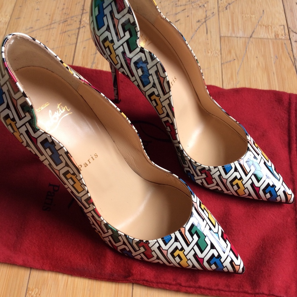 Christian Louboutin Hot Chick 3D 100 Patent 40